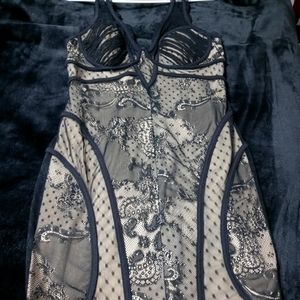 Bebe lace mini dress